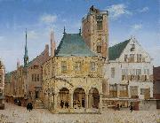 Pieter Jansz Saenredam The old town hall of Amsterdam. oil on canvas